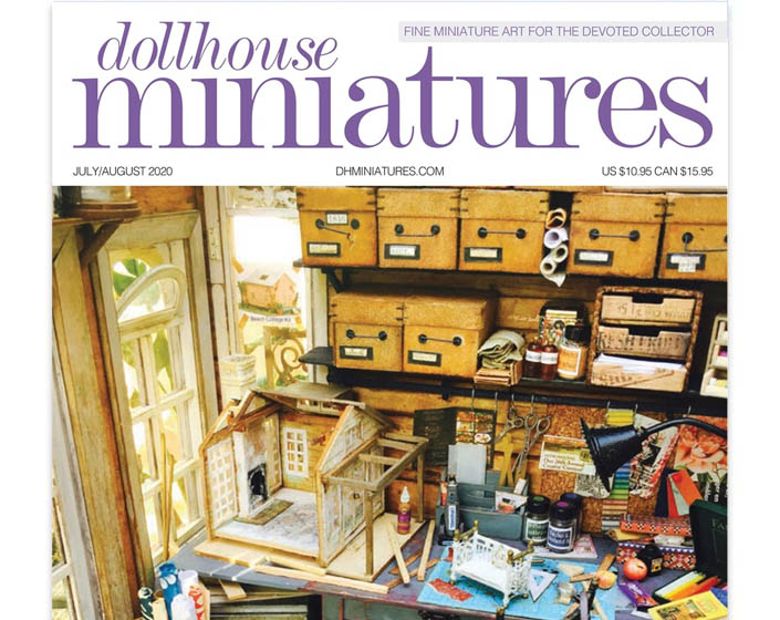 Miniature Dollhouse 3 Assorted Magazine Cover 1:12 Scale New 
