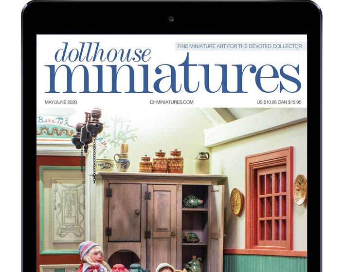 Dollhouse Miniature Replica of The ARTIST's Magazine ~ Printed to Detail 